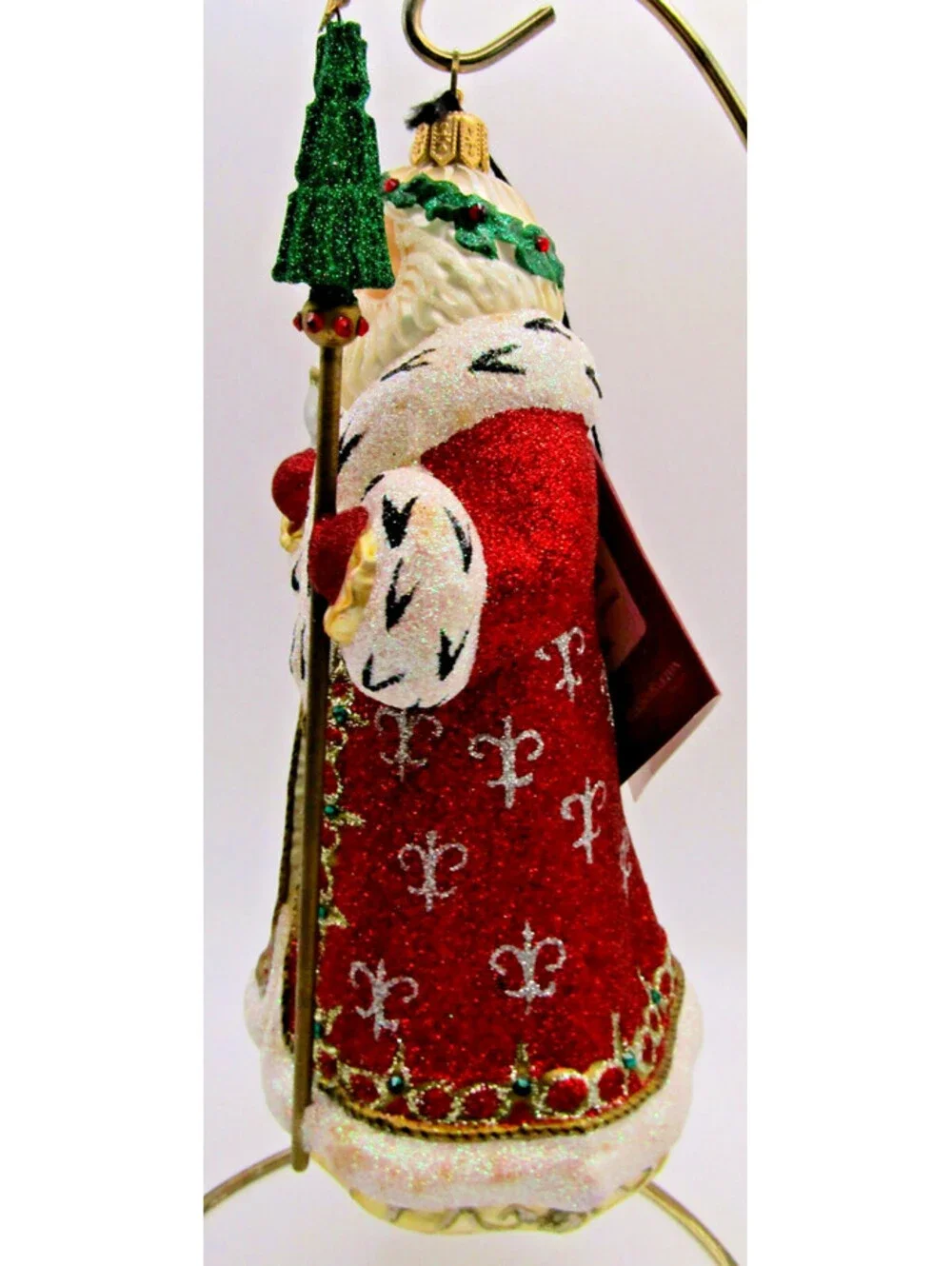 Reed & Barton Pere Noel Signature Santa Ornament Original Box and Tag C4114G